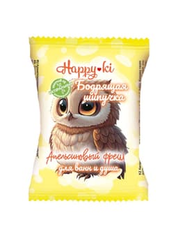 Бомбочка для ванн шипучая Хеппики «Бодрящая шипучка» 40 г