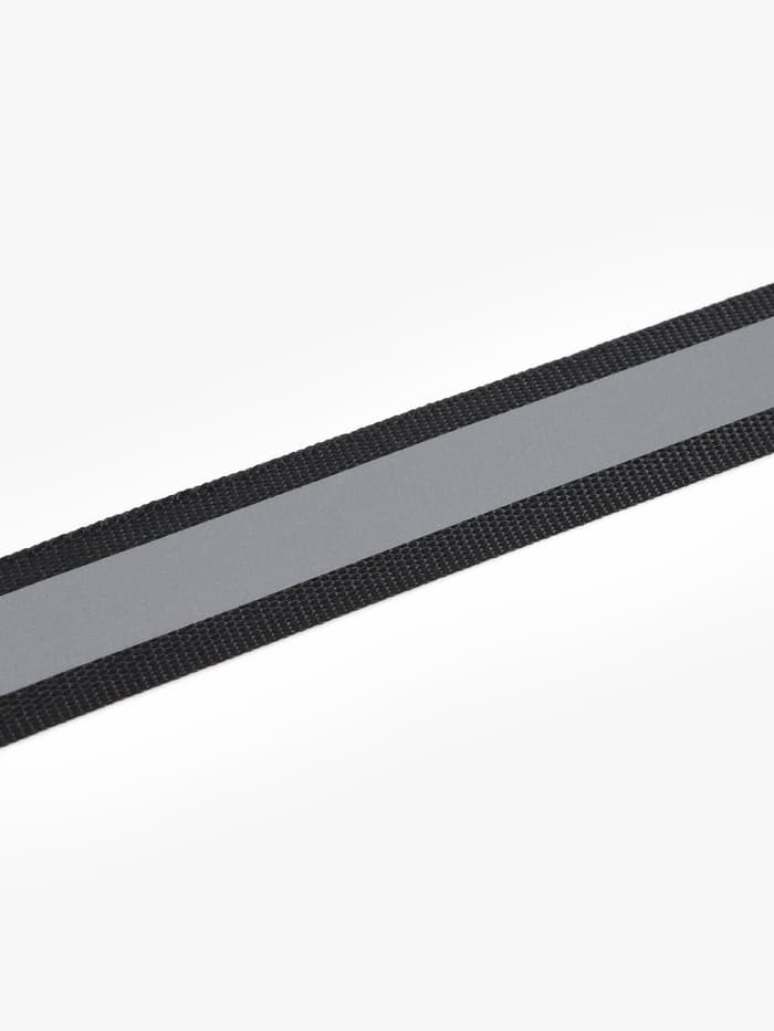 Светоотражающая лента стропа, 20 мм, 5 ± 1 м, цвет чёрный