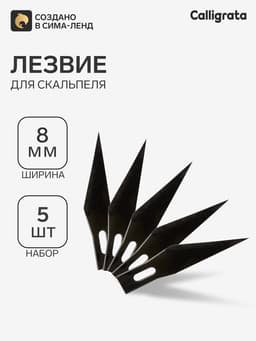 Набор лезвий 5 штук, в пластиковой коробке