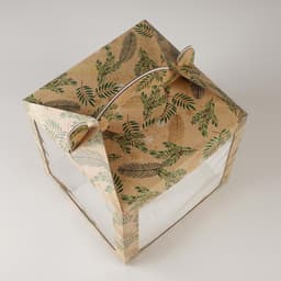 Коробка кондитерская новогодняя с окном, сундук, «Сказка» 20×20×20 см