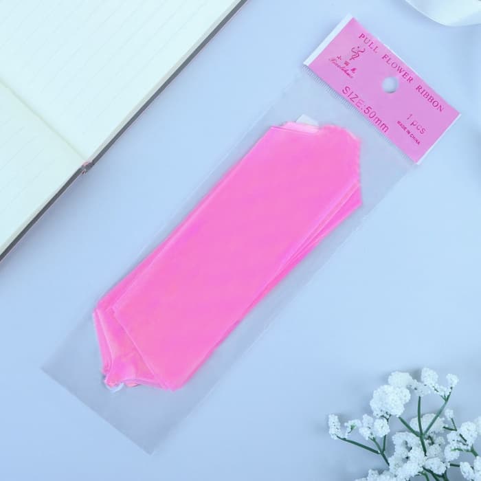 Подарочный Бант - шар №5 перламутровый, розовый, для упаковки подарков