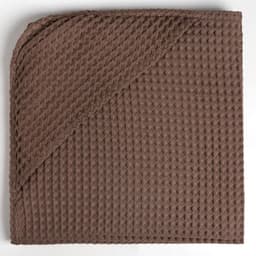 Полотенце - уголок вафельное «Крошка Я» Boho 120×120 см, хлопок 100%, мокко