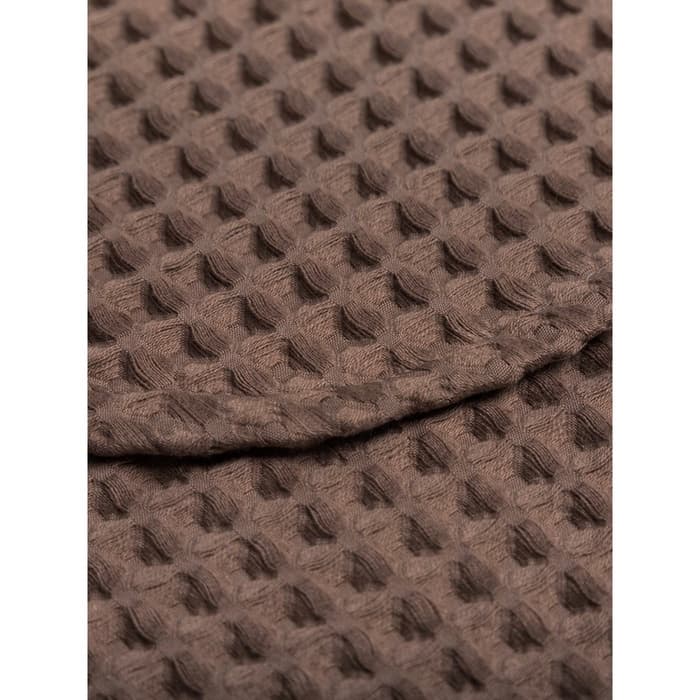 Полотенце - уголок вафельное «Крошка Я» Boho 120×120 см, хлопок 100%, мокко