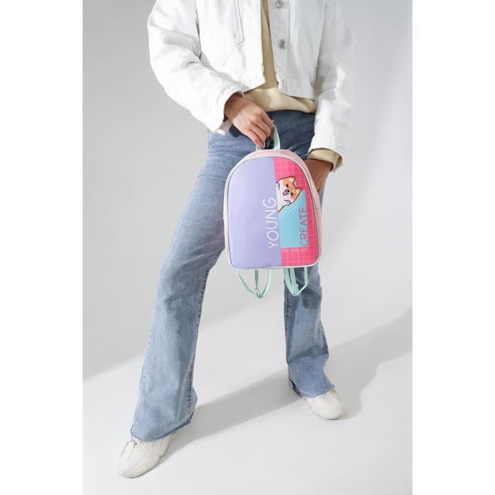 Рюкзак школьный молодёжный Young create, 27×10×23 см
