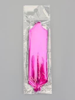 Подарочный бант - шар №3 голография, розовый, для упаковки подарков