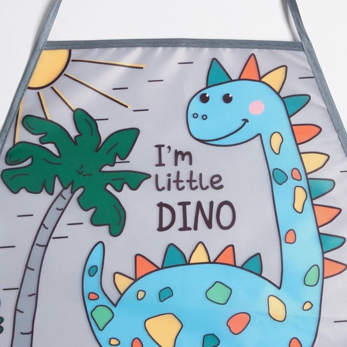 Фартук детский с нарукавниками «Этель» Little dino, 49×39 см