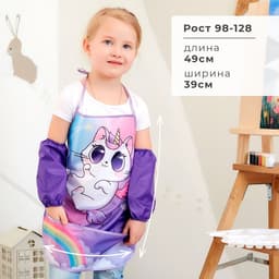 Фартук детский с нарукавниками «Этель. Котик», 49×39 см