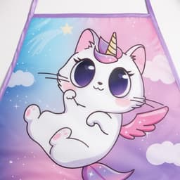 Фартук детский с нарукавниками «Этель. Котик», 49×39 см