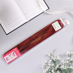 Подарочный бант - шар №3 металлик, красный, для упаковки подарков