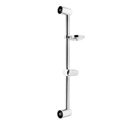 Душевая стойка ZEIN S01, с пластиковой мыльницей, поворотный держатель, сатин