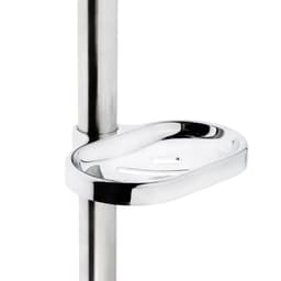 Душевая стойка ZEIN S01, с пластиковой мыльницей, поворотный держатель, сатин