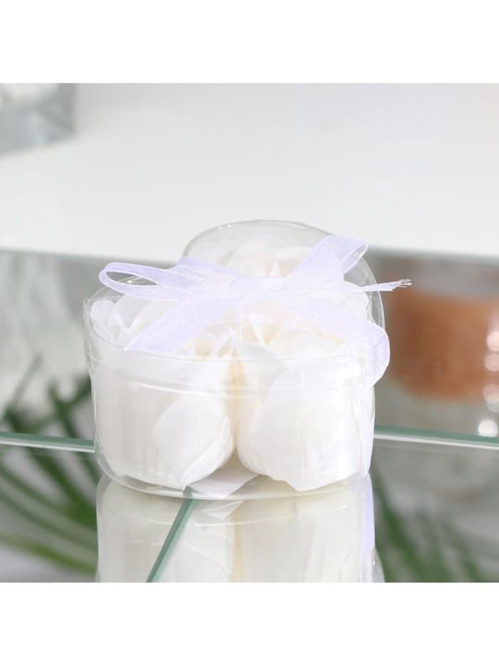 Мыльные розы, белые, набор 3 шт., в коробке