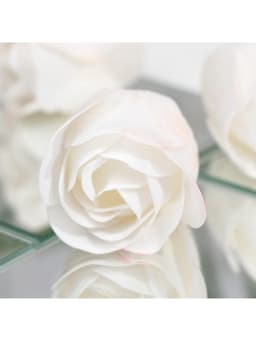 Мыльные розы, белые, набор 3 шт., в коробке