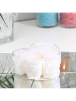 Мыльные розы, белые, набор 6 шт., в коробке