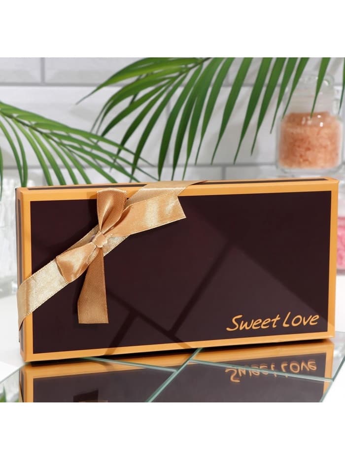 Мыльные розы, синие оттенки, набор 18 шт., в коробке