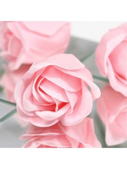 Мыльные розы в коробке, розовые, набор 10 шт., в коробке