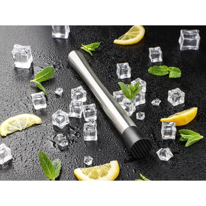 Мадлер - толкушка Доляна, 25 см, серебристый