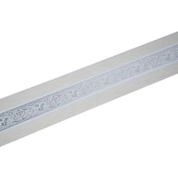 Декоративная планка «Грация», длина 350 см, ширина 7 см, цвет серебро/белёный дуб