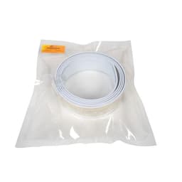 Декоративная планка «Грация», длина 350 см, ширина 7 см, цвет серебро/белёный дуб