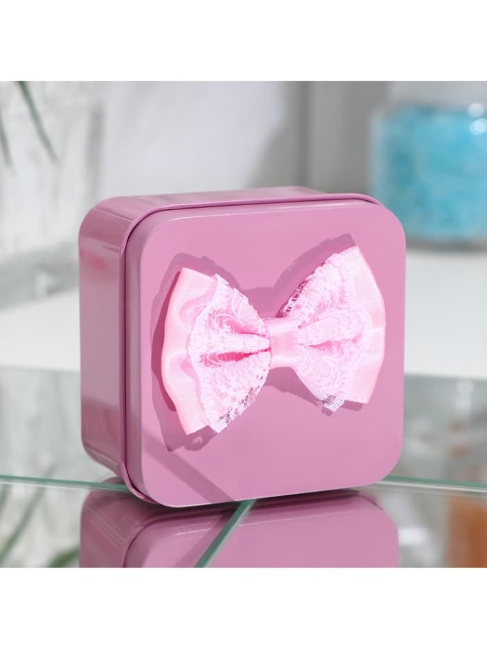 Мыльные розы, фуксия и розовые, набор 4 шт., в коробке