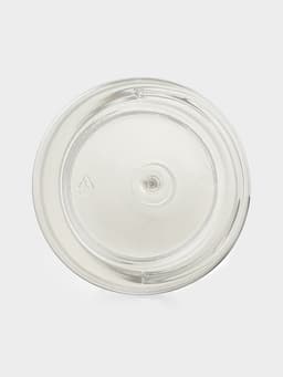 Ёмкость для сыпучих продуктов Asti, 1.5 л, d=9.2 см, h=27 см, пластик, прозрачная, крышка чёрная