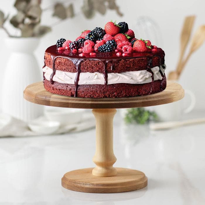 Подставка для торта и пирожных Adelica, 30×20 см, дерево берёза