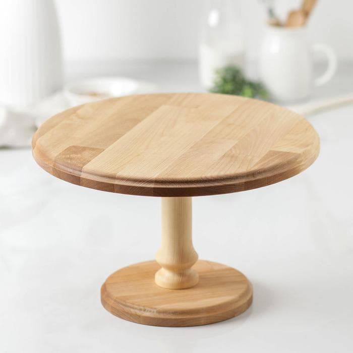 Подставка для торта и пирожных Adelica, 30×20 см, дерево берёза