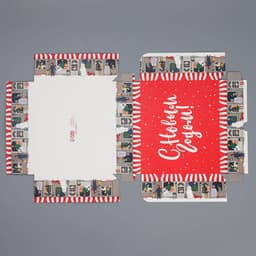 Упаковка для кондитерских изделий новогодняя «С Новым годом», 20×17×6 см