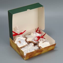 Упаковка для кондитерских изделий «С Новым годом», 20×17×6 см