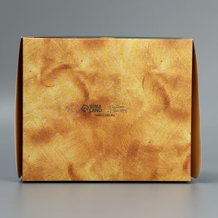 Упаковка для кондитерских изделий «С Новым годом», 20×17×6 см