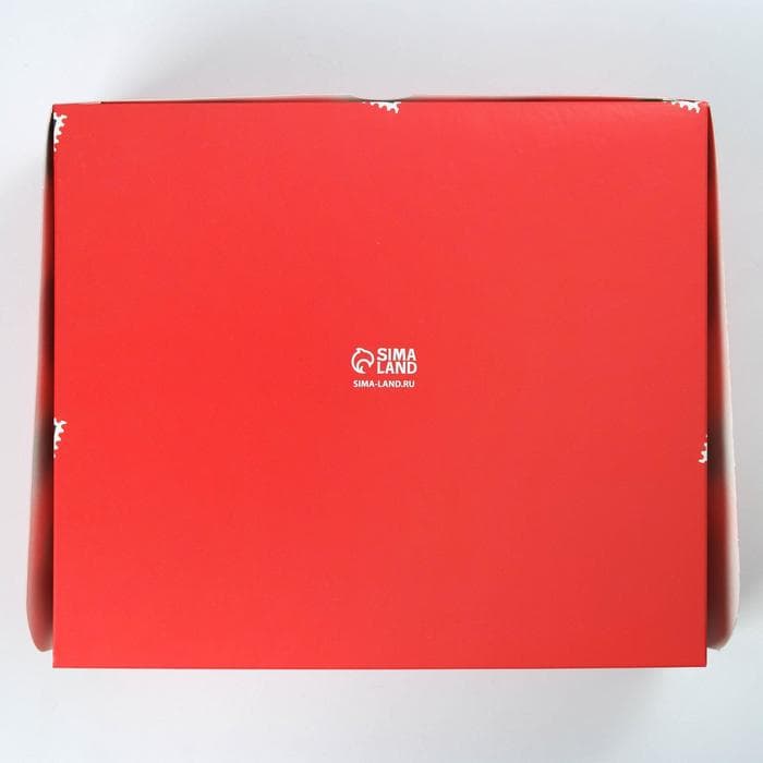 Упаковка для кондитерских изделий новогодняя «Подарок от Деда Мороза», 20×17×6 см