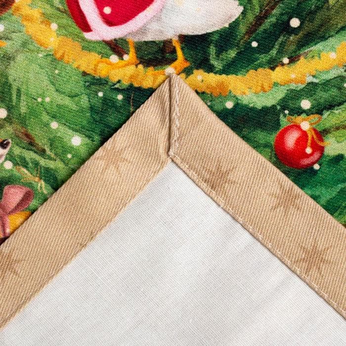 Скатерть на стол с салфетками «Этель» Noble Christmas: скатерть 150×180±2 см с ГМВО, салфетки 40×40 см - 8 шт.