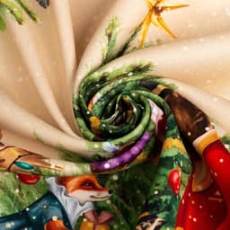 Скатерть на стол с салфетками «Этель» Noble Christmas: скатерть 150×180±2 см с ГМВО, салфетки 40×40 см - 8 шт.