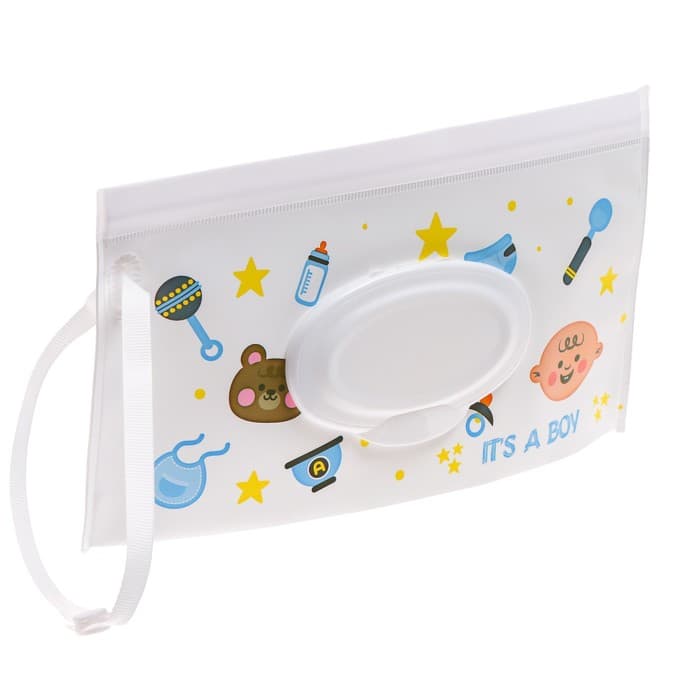 Контейнер для салфеток с петелькой «Коляски», МИКС