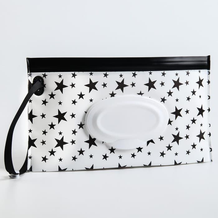 Контейнер для салфеток с петелькой «Звезды на белом», МИКС