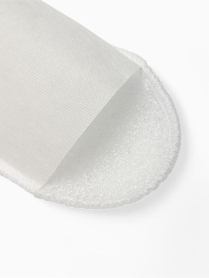 Тапочки одноразовые, антикризисные, подошва 4 мм, белые, 42 р.