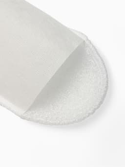 Тапочки одноразовые, антикризисные, подошва 4 мм, белые, 42 р.