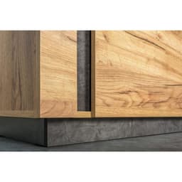 Тумба ТВ Арчи 10.85, 1300×413×461, цвет дуб золотой / камень тёмный