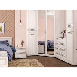 Тумба прикроватная «Бьянка 1203» 450×452×438 мм, цвет ясень анкор светлый