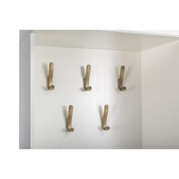 Прихожая «Ливерпуль 13.21», с вешалкой, 1001×414×2203 мм, цвет белый/ясень ваниль