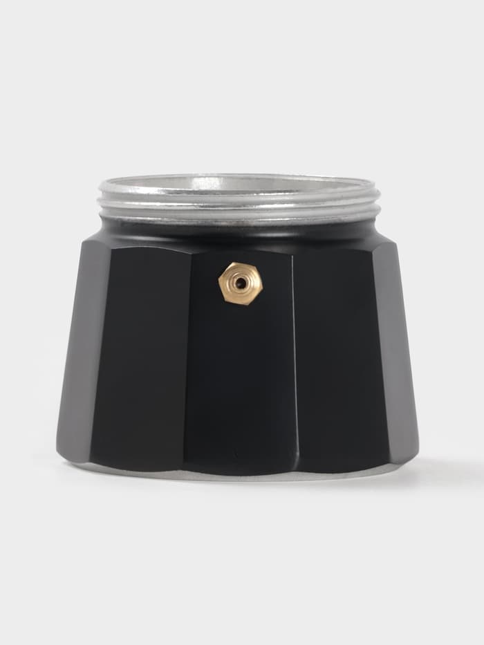 Кофеварка гейзерная Доляна Alum black, на 3 чашки, 150 мл, алюминий, чёрная