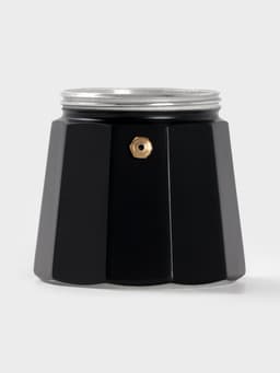 Кофеварка гейзерная Доляна Alum black, на 6 чашек, 300 мл, алюминий, чёрная