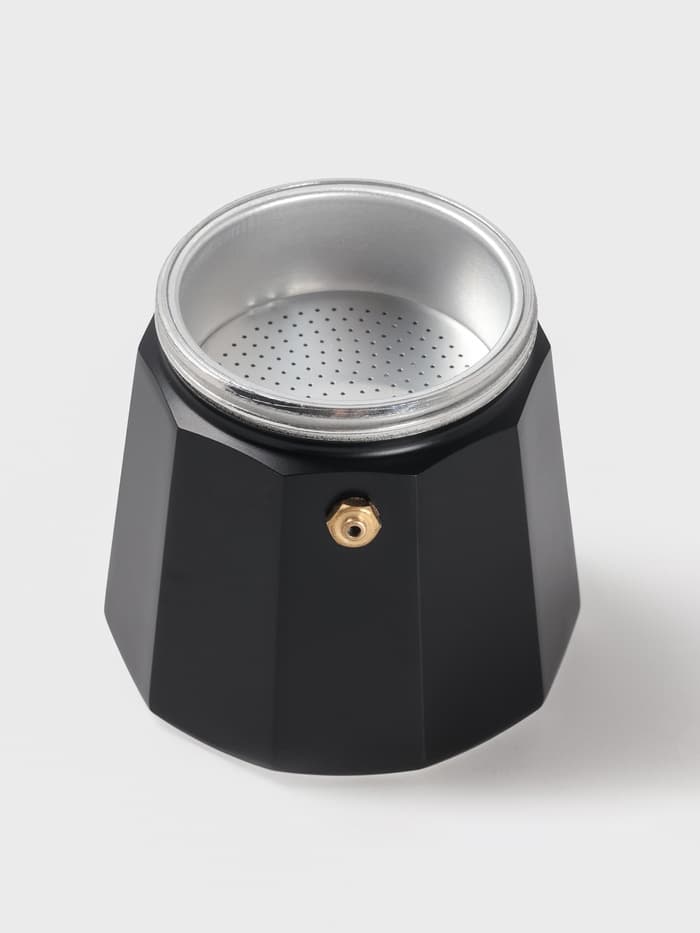 Кофеварка гейзерная Доляна Alum black, на 6 чашек, 300 мл, алюминий, чёрная