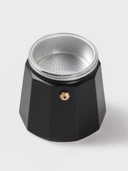 Кофеварка гейзерная Доляна Alum black, на 6 чашек, 300 мл, алюминий, чёрная