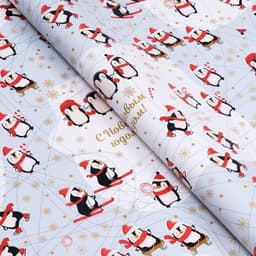 Бумага упаковочная новогодняя глянцевая «С Новым годом», 70×100 см, 1 лист