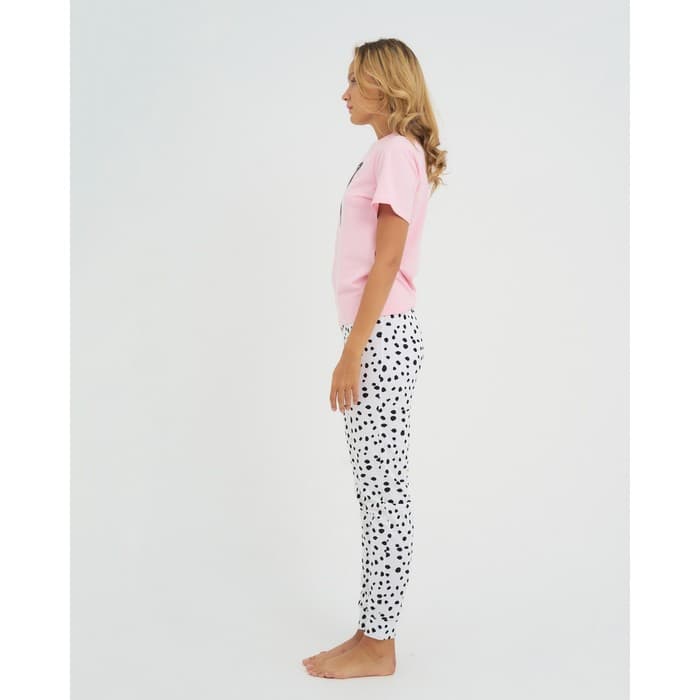 Пижама женская (футболка, брюки) KAFTAN Heart, размер 48-50