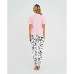 Пижама женская (футболка, брюки) KAFTAN Heart, размер 48-50