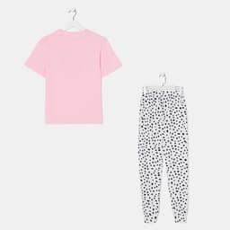 Пижама женская (футболка, брюки) KAFTAN Heart, размер 48-50