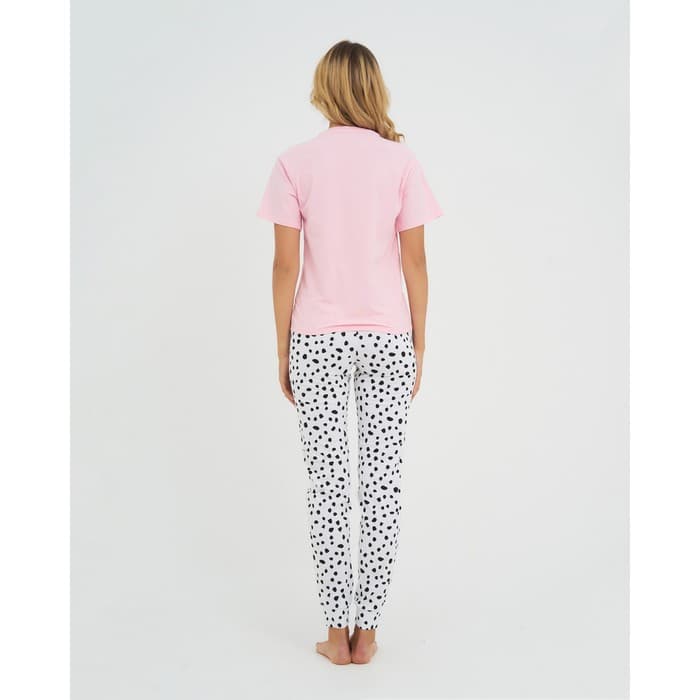 Пижама женская (футболка, брюки) KAFTAN Heart, размер 52-54