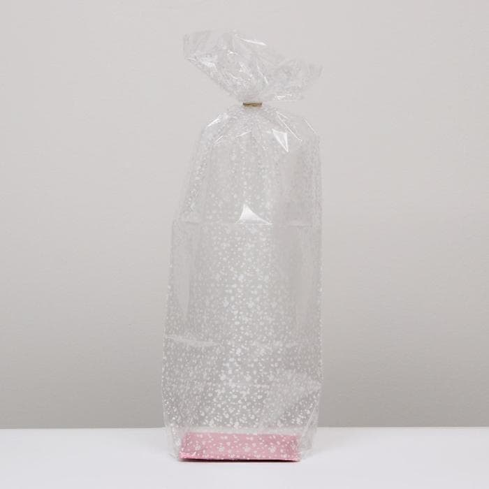 Пакет «Подарочный», с жестким дном, МИКС, 14×14×45 см